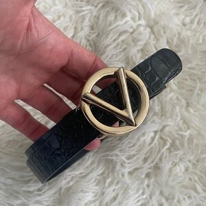 Valentino crocodile belt